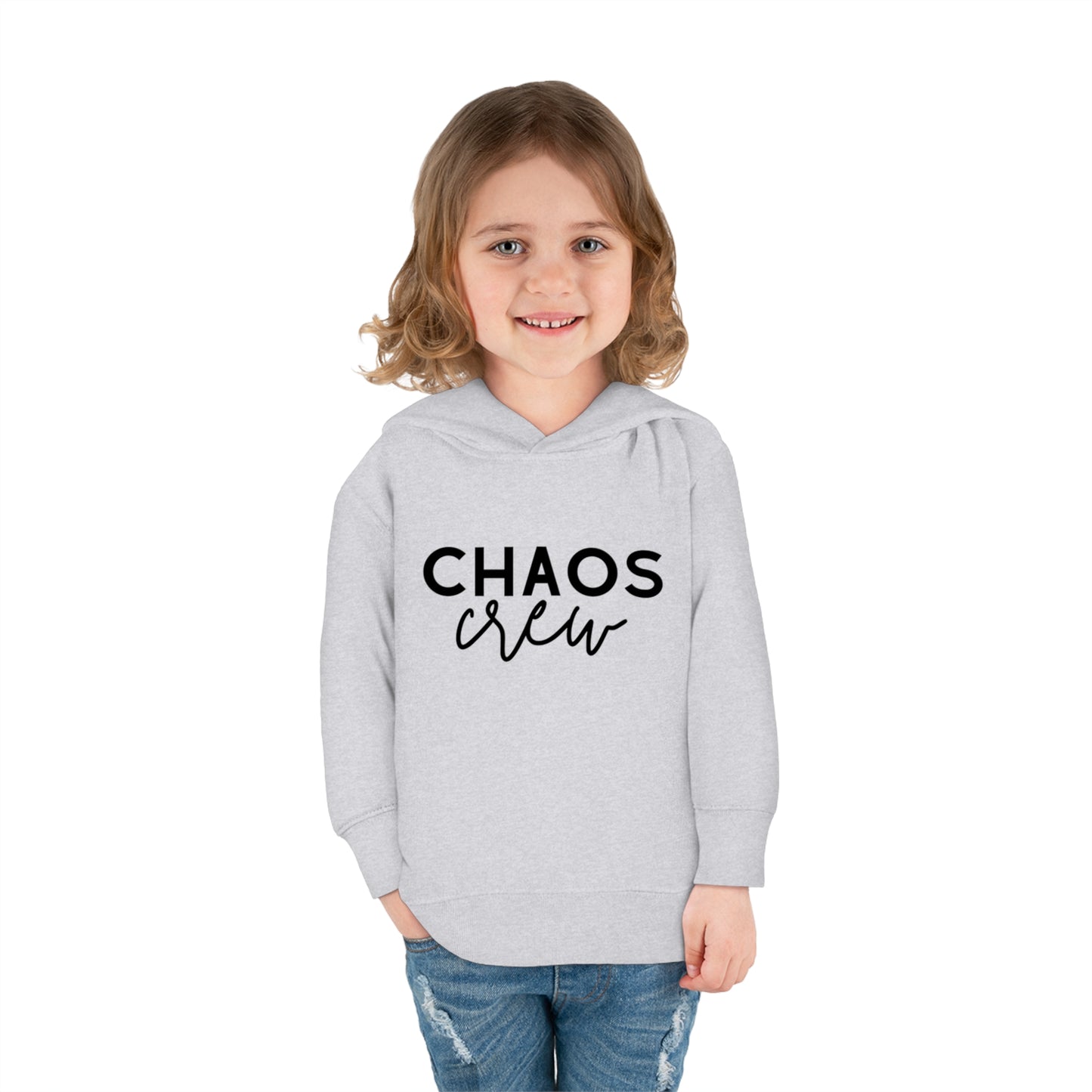 Toddler Fleece Hoodie, pullover, chaos, crew, hooded sweatshirt, comfy, warm, soft hoodie, hoodie with pockets