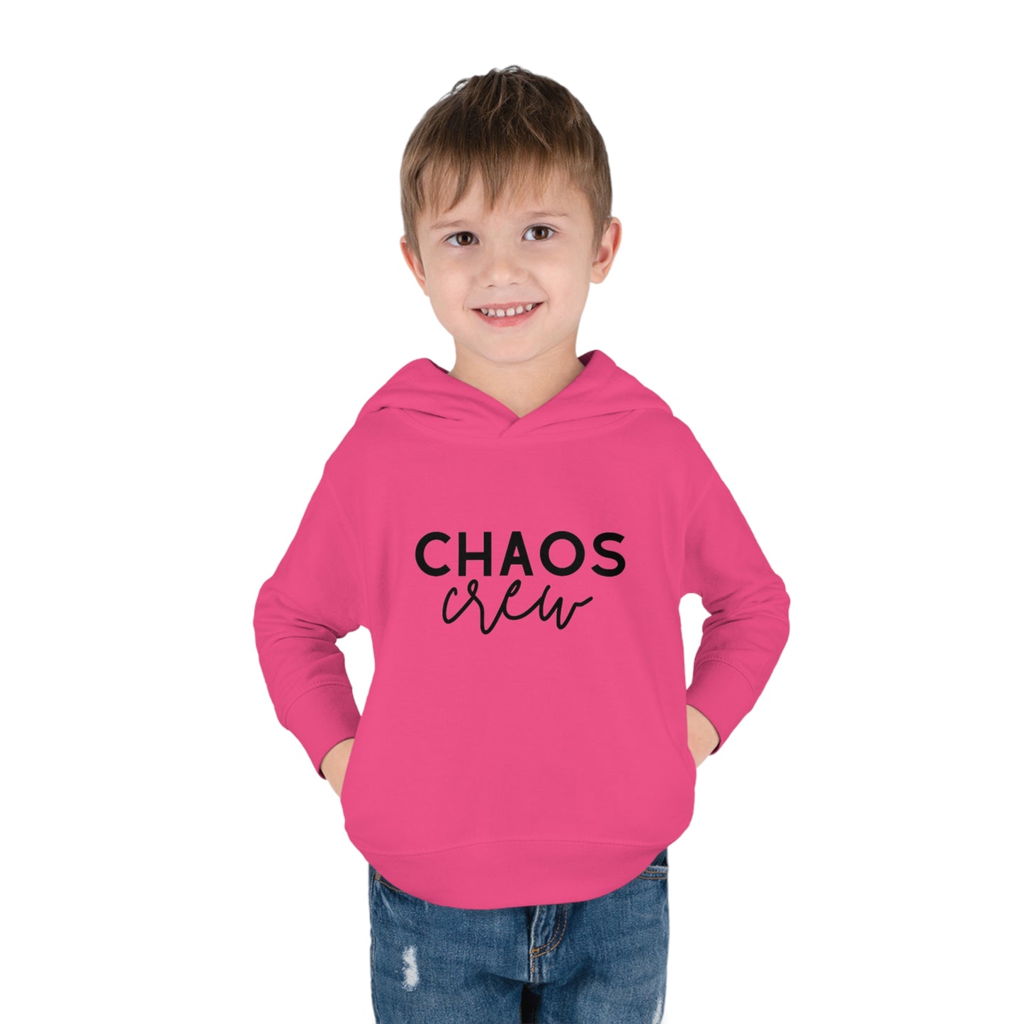 Toddler Fleece Hoodie, pullover, chaos, crew, hooded sweatshirt, comfy, warm, soft hoodie, hoodie with pockets