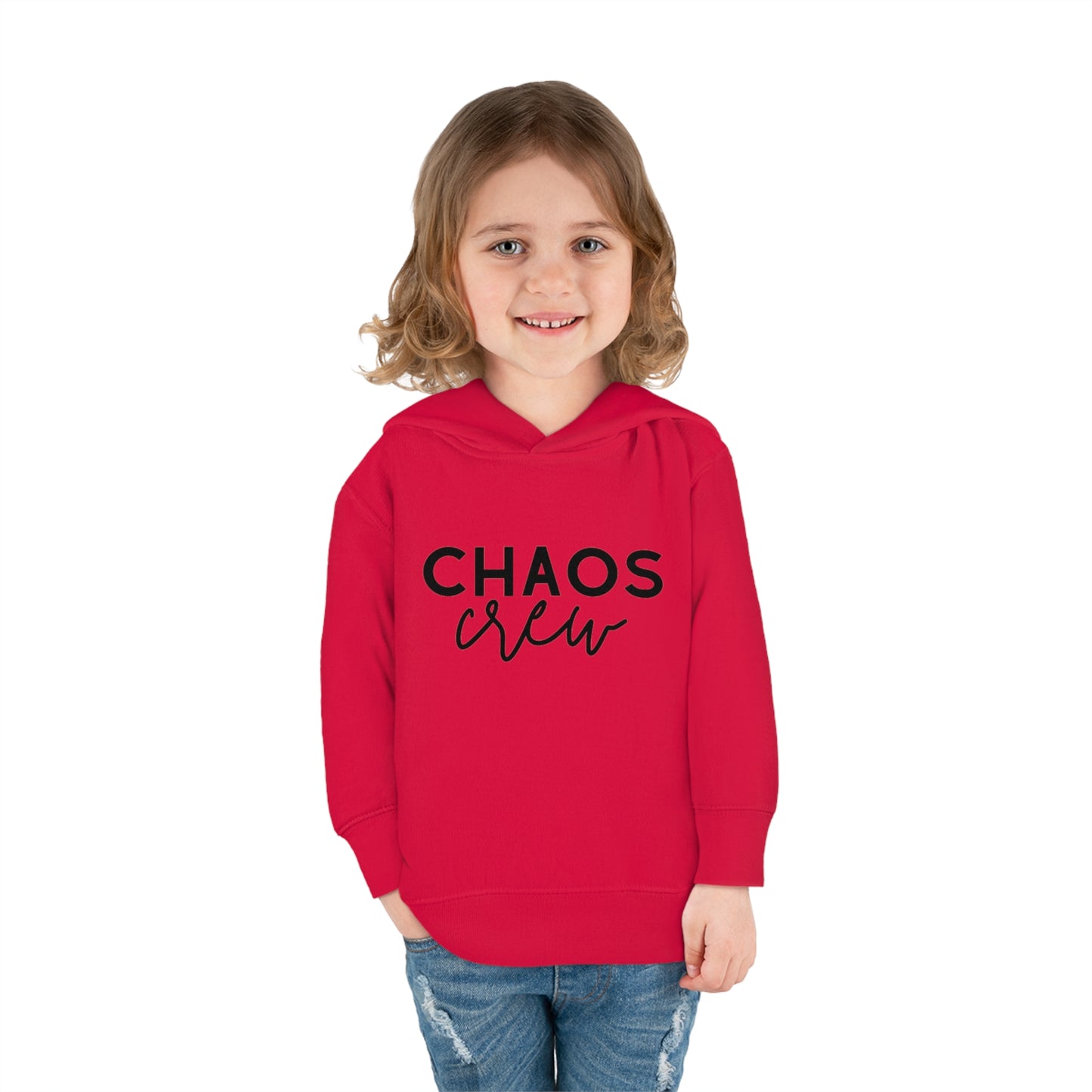 Toddler Fleece Hoodie, pullover, chaos, crew, hooded sweatshirt, comfy, warm, soft hoodie, hoodie with pockets