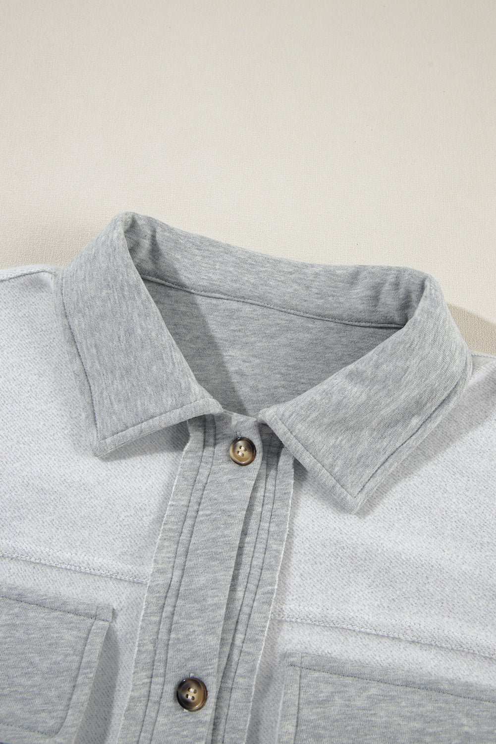 Light Grey Jacket Vest w/ Pockets