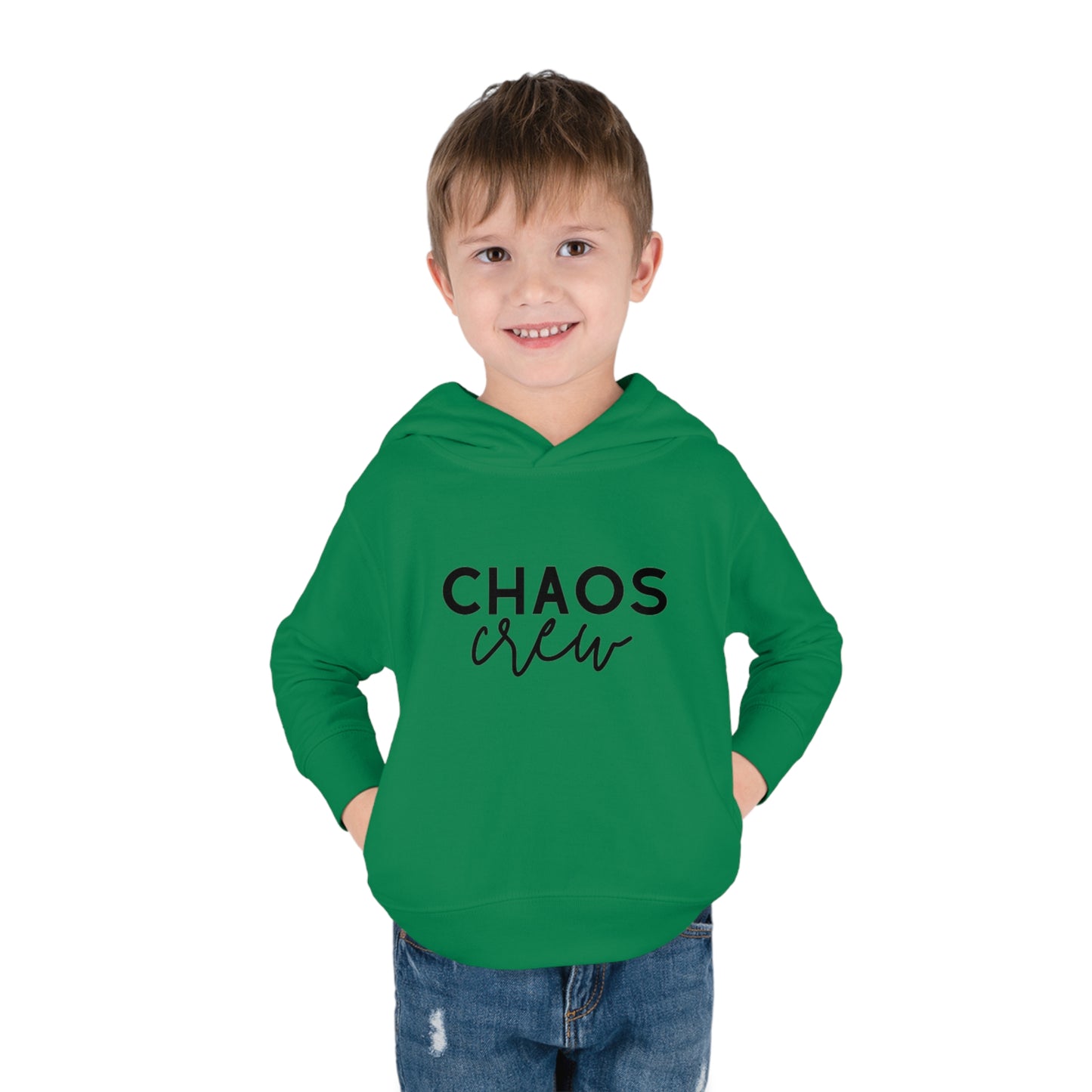 Toddler Fleece Hoodie, pullover, chaos, crew, hooded sweatshirt, comfy, warm, soft hoodie, hoodie with pockets