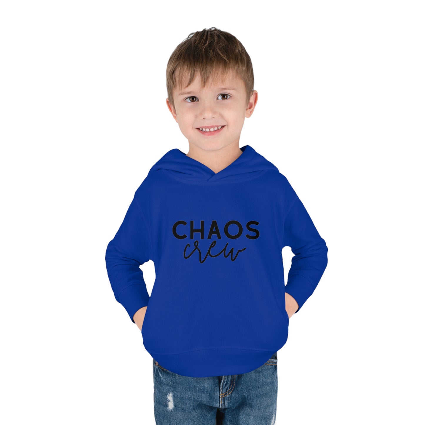 Toddler Fleece Hoodie, pullover, chaos, crew, hooded sweatshirt, comfy, warm, soft hoodie, hoodie with pockets