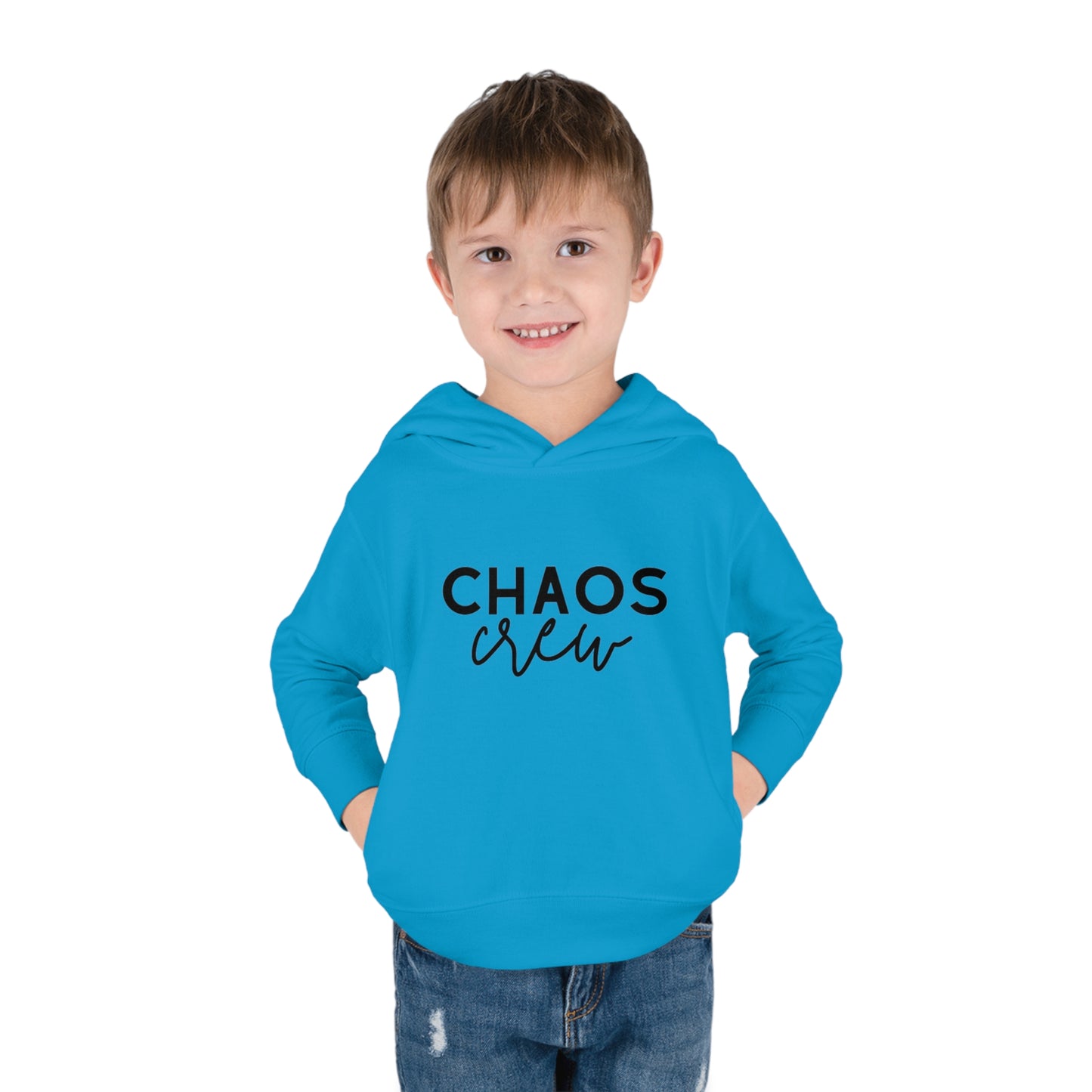 Toddler Fleece Hoodie, pullover, chaos, crew, hooded sweatshirt, comfy, warm, soft hoodie, hoodie with pockets