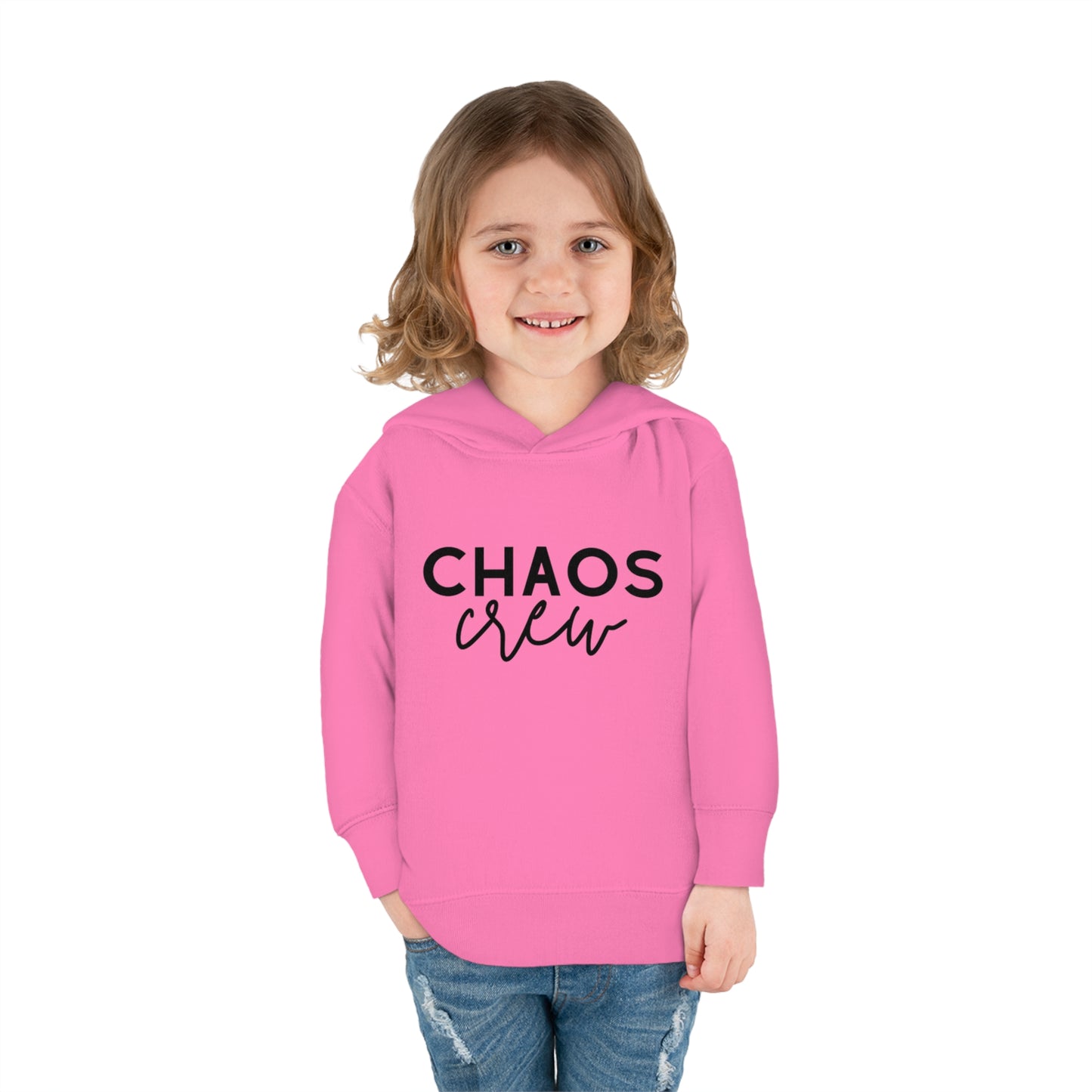 Toddler Fleece Hoodie, pullover, chaos, crew, hooded sweatshirt, comfy, warm, soft hoodie, hoodie with pockets