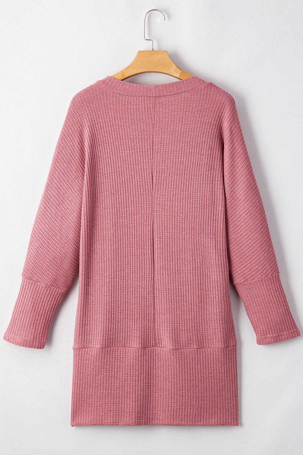 Mineral Red Waffle Cardigan