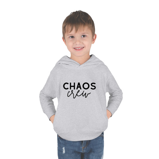 Toddler Fleece Hoodie, pullover, chaos, crew, hooded sweatshirt, comfy, warm, soft hoodie, hoodie with pockets