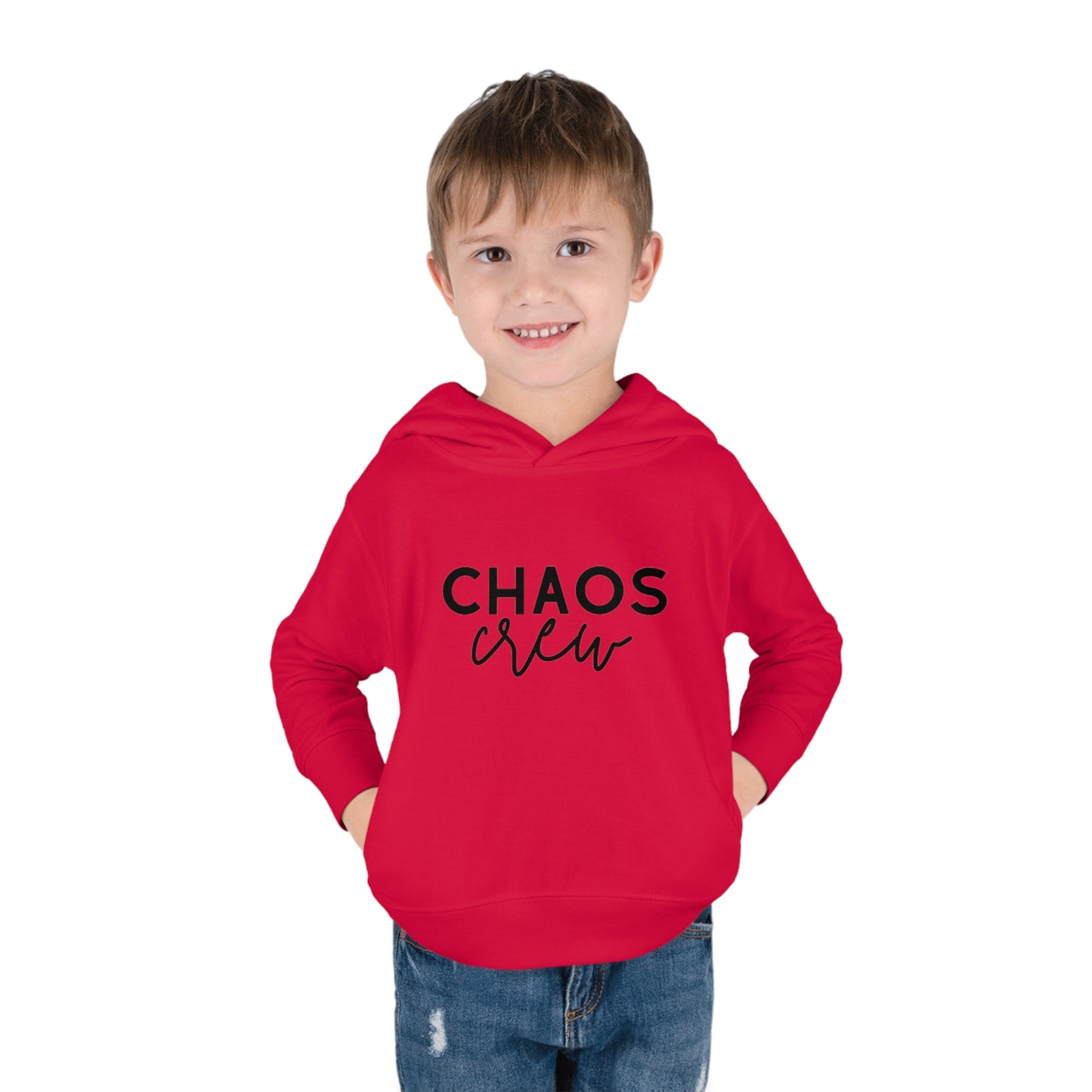 Toddler Fleece Hoodie, pullover, chaos, crew, hooded sweatshirt, comfy, warm, soft hoodie, hoodie with pockets