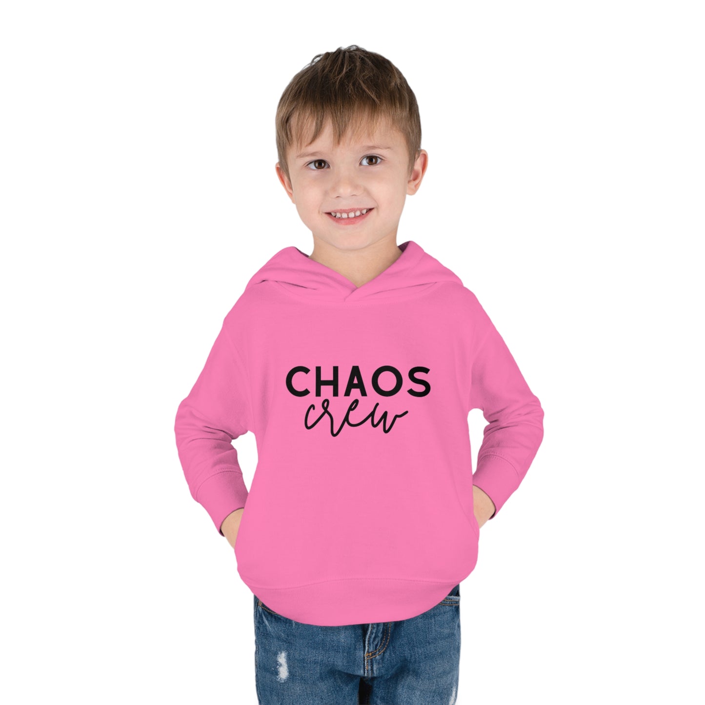 Toddler Fleece Hoodie, pullover, chaos, crew, hooded sweatshirt, comfy, warm, soft hoodie, hoodie with pockets