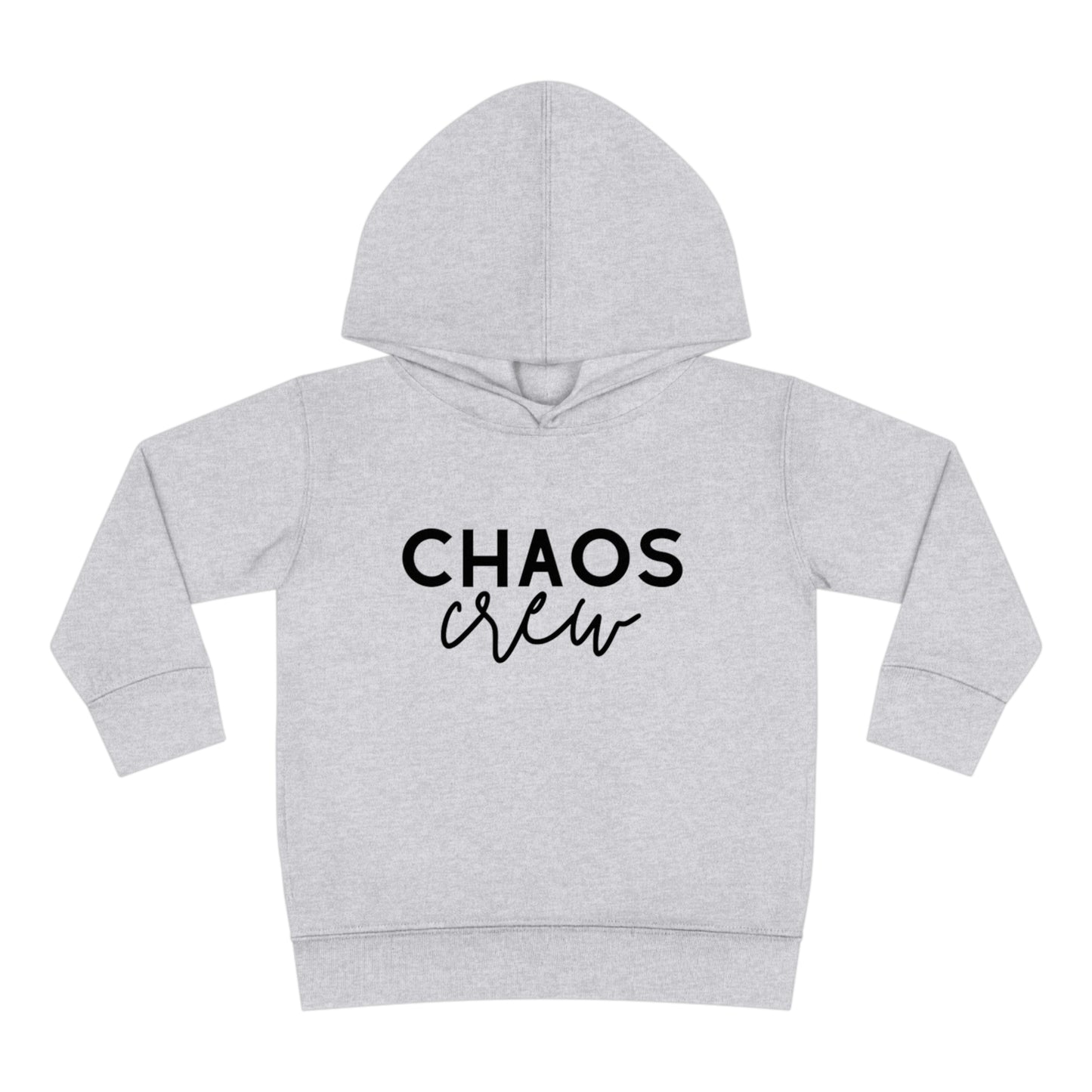 Toddler Fleece Hoodie, pullover, chaos, crew, hooded sweatshirt, comfy, warm, soft hoodie, hoodie with pockets