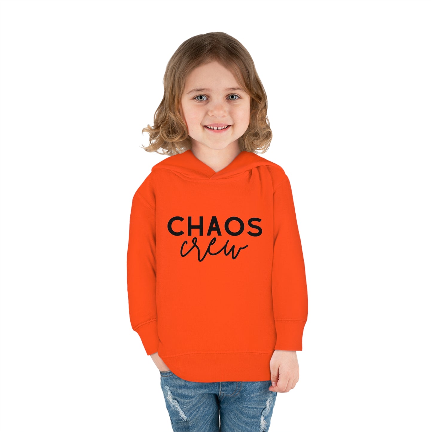 Toddler Fleece Hoodie, pullover, chaos, crew, hooded sweatshirt, comfy, warm, soft hoodie, hoodie with pockets