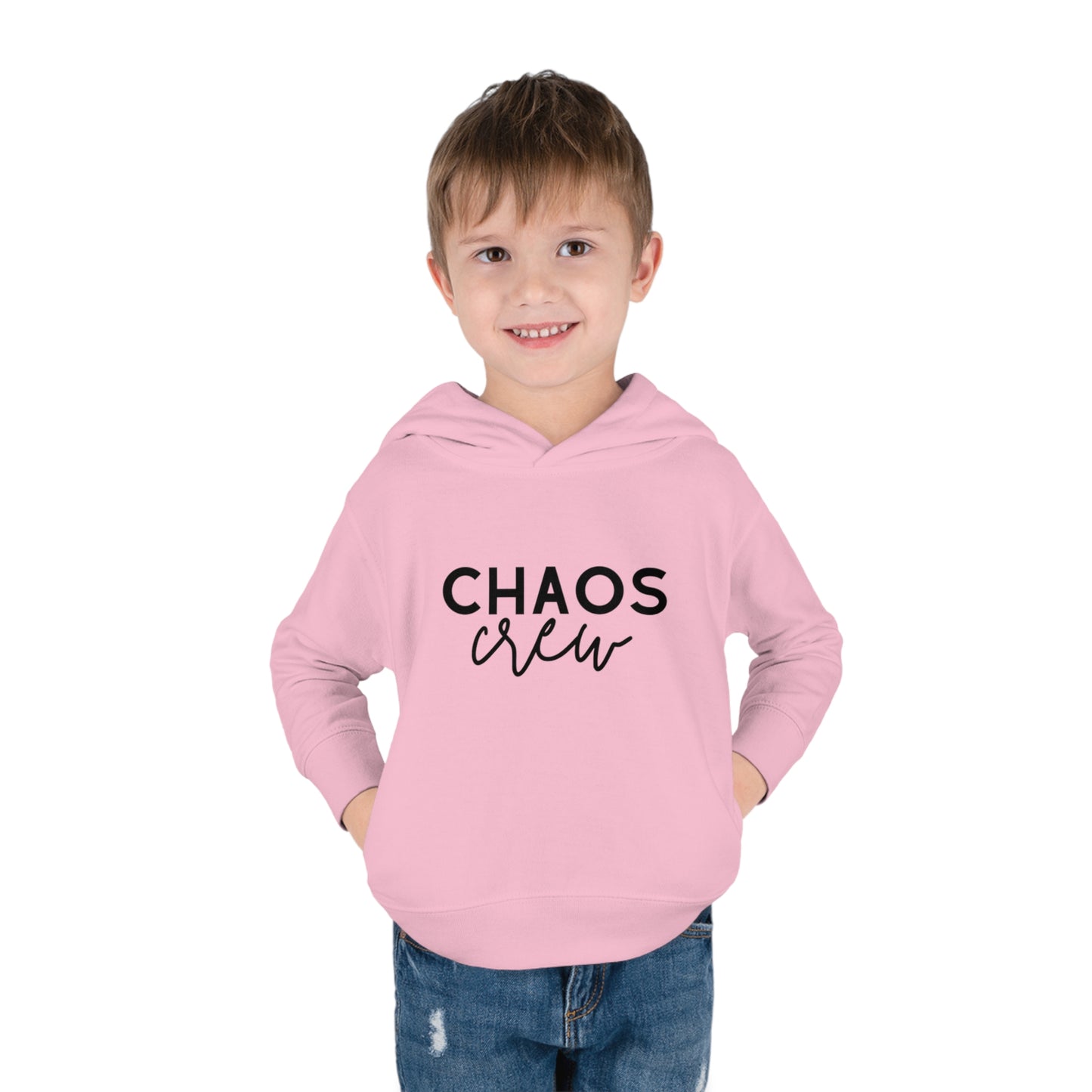 Toddler Fleece Hoodie, pullover, chaos, crew, hooded sweatshirt, comfy, warm, soft hoodie, hoodie with pockets