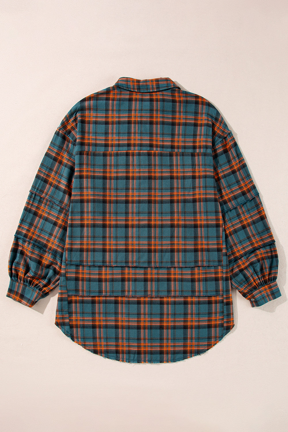 Green Plaid Long Sleeve Shirt