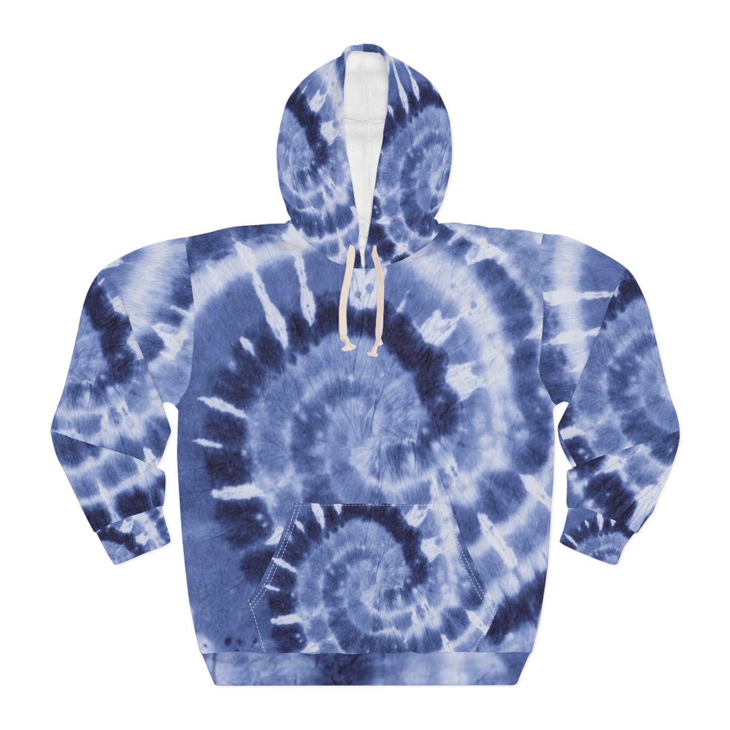 Tie dye hoodie, blue and white tie dye pullover, sweatshirt, tie dye sweatshirt.